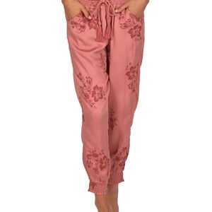 Billabong Pink Floral Pants